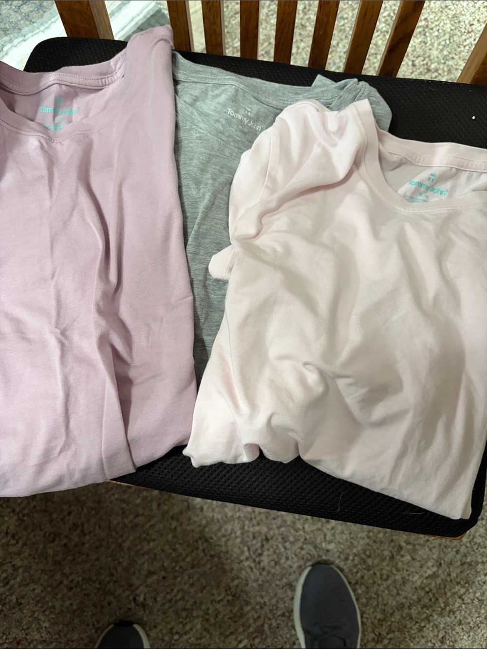 Womens set of three stretch t shirts